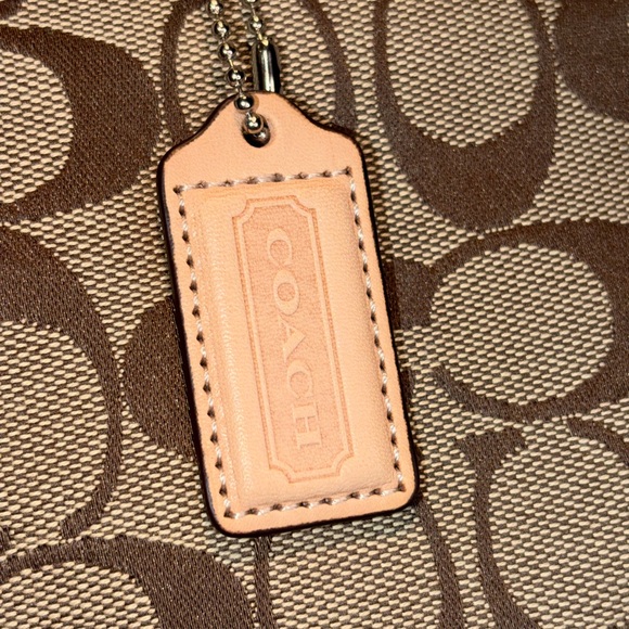 Authentic Vintage Coach Classic Signature Monogram Buckle Backpack – Khaki/Tan - Picture 4 of 8